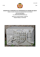 Bulletin n°25 de la Société de l'histoire et du patrimoine de l'Ordre de Malte